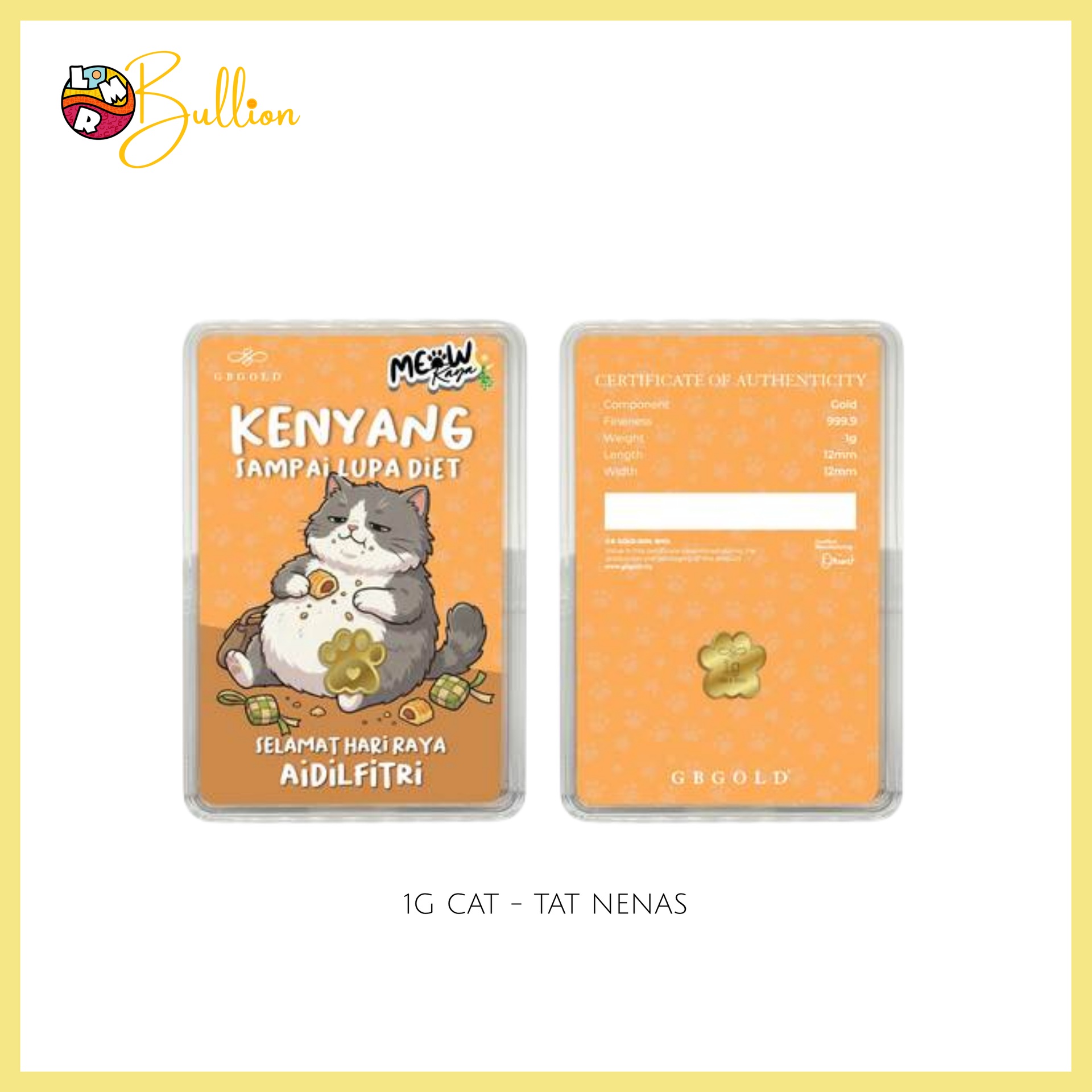 1g GB Cat - Tat Nenas (Au999.9)