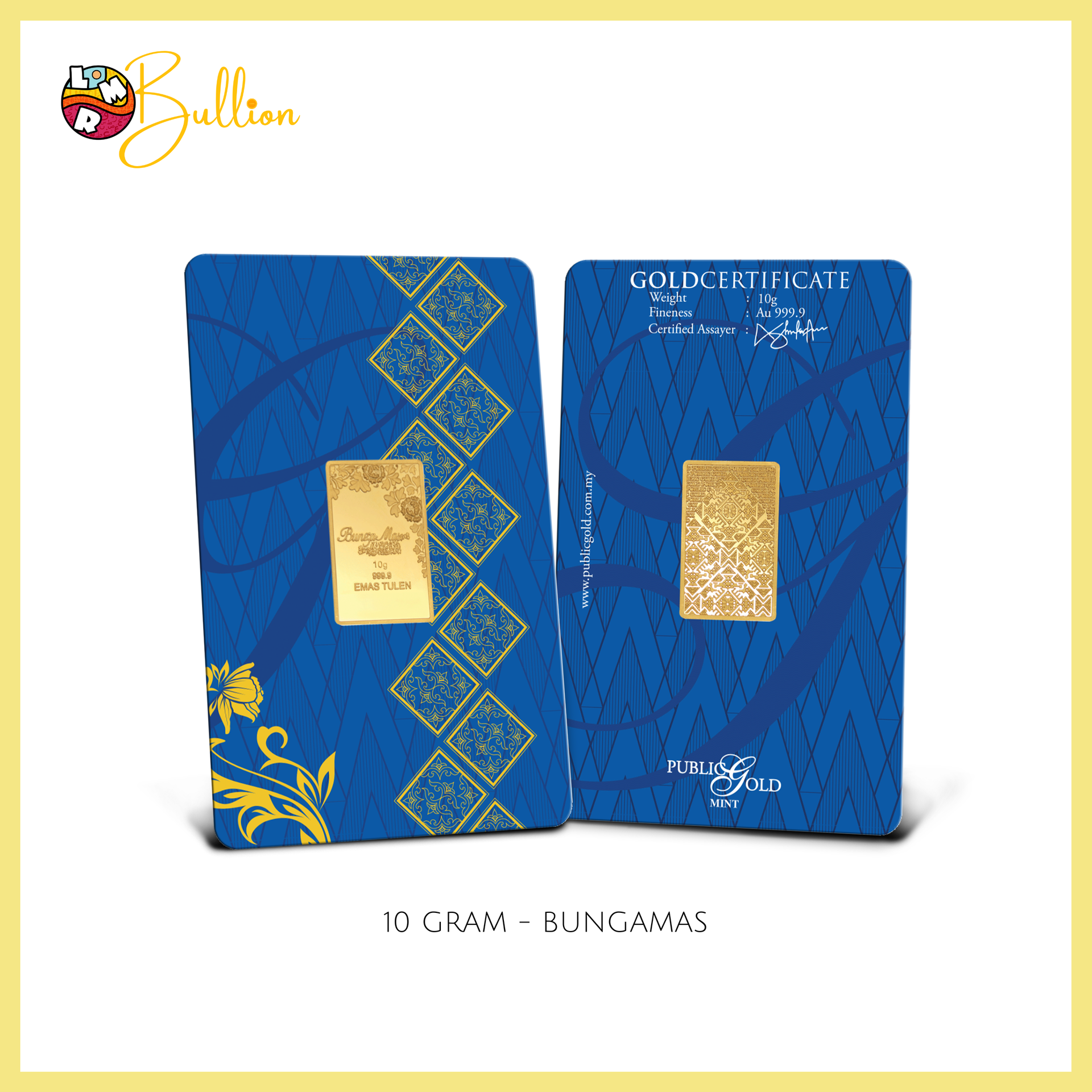 10g PG Bungamas - Card (Au999.9)