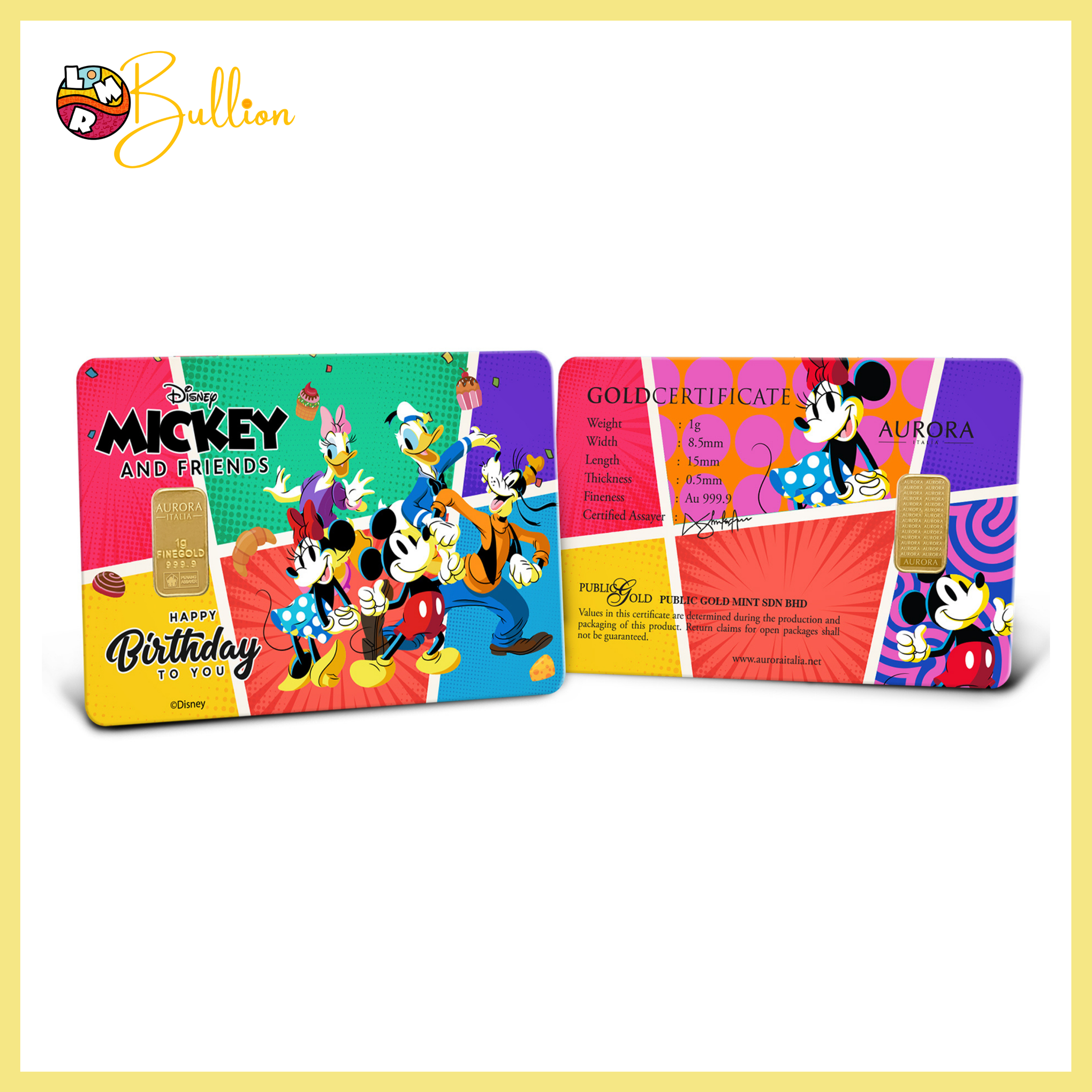 1g PG - Mickey & Friends: Happy Birthday