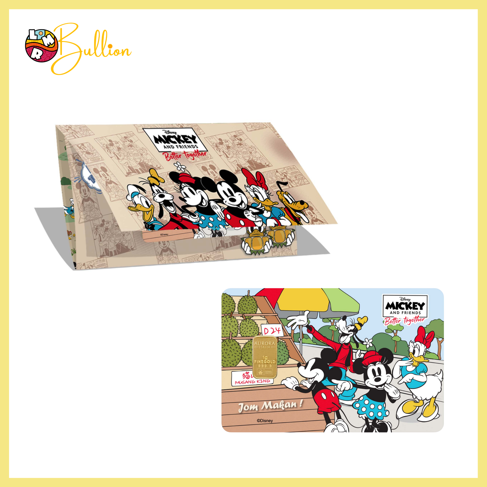 1g PG - Mickey and Friends Better Together (with Envelope)