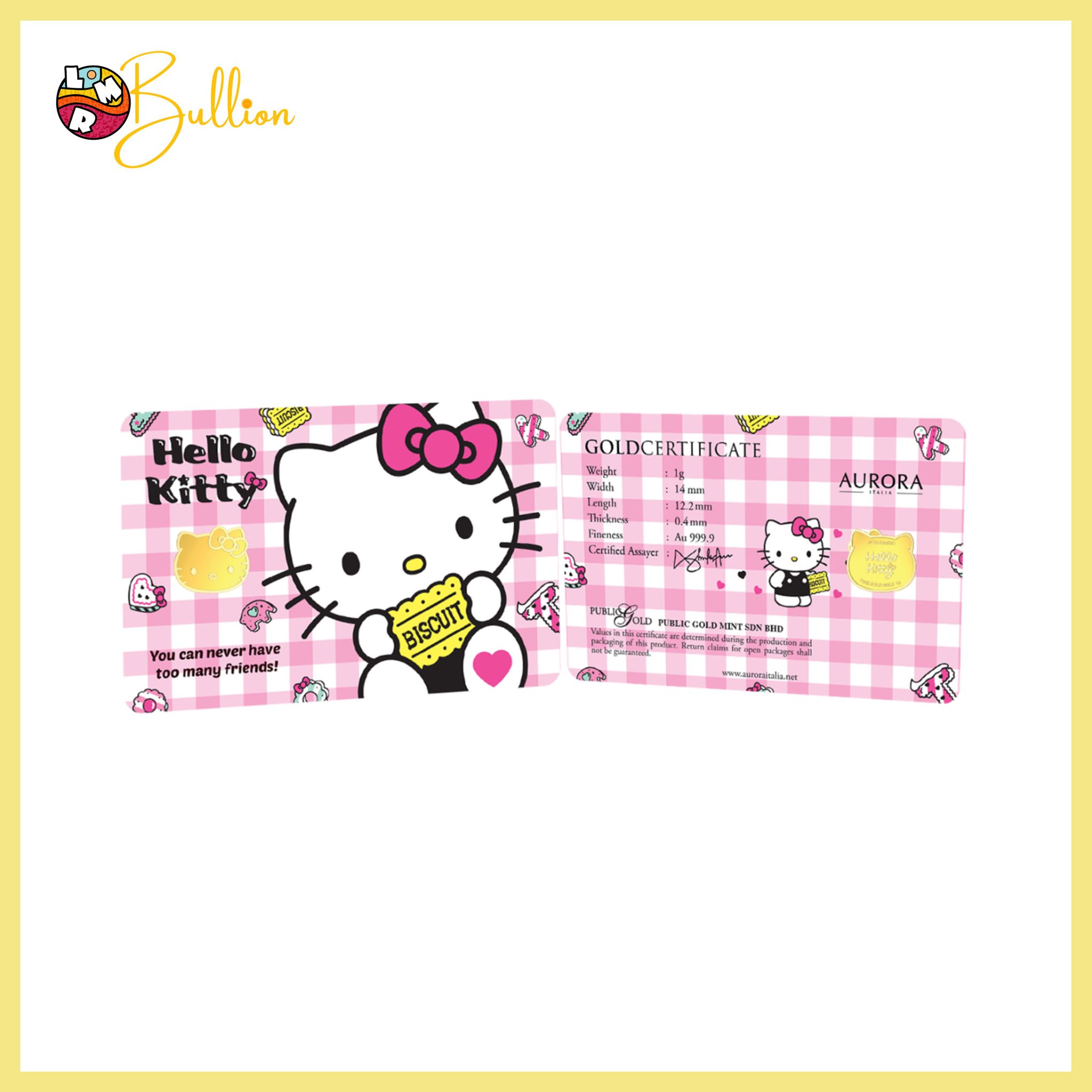 1g PG - Sanrio Hello Kitty Biscuit