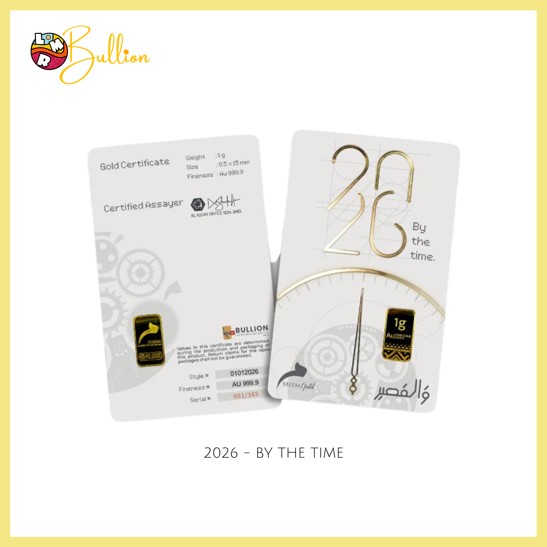 1g MEEM - 2026: By The Time (Au999.9)