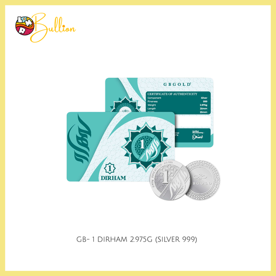 1 Dirham GB - 2.975g Silver (Ag999)
