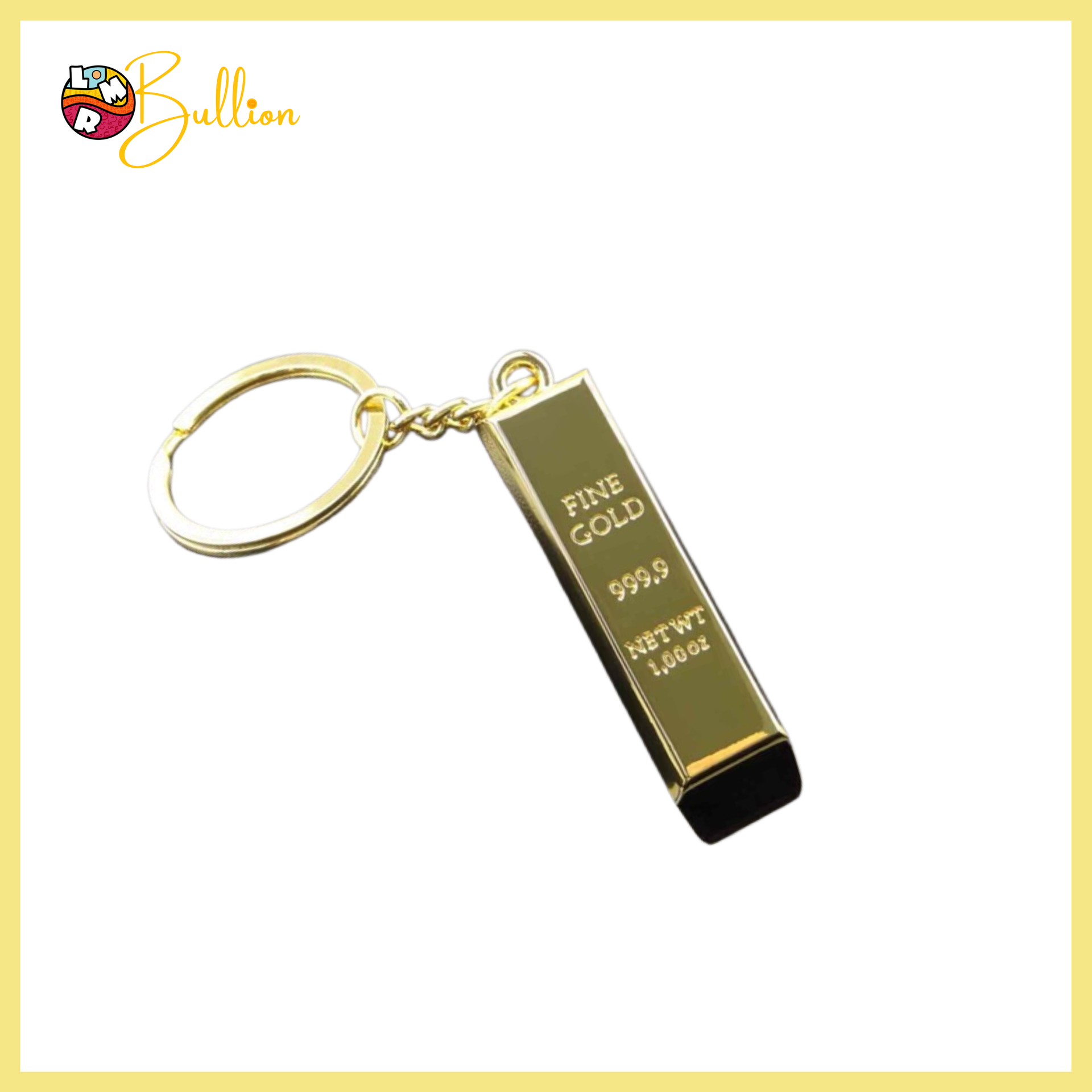 Gold Keychain Merchandise Gift