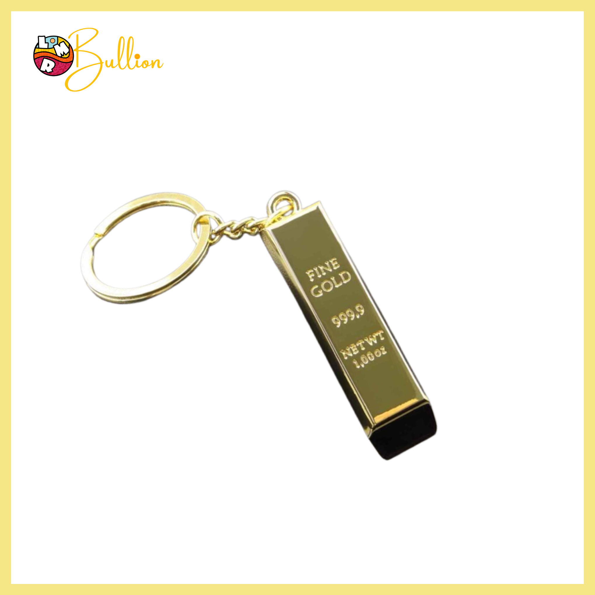 Gold Keychain Merchandise Gift