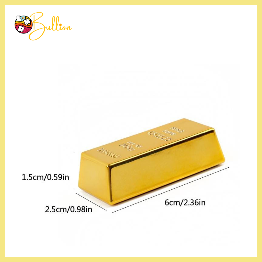 Gold Bar Fridge Magnet Merchandise Gift