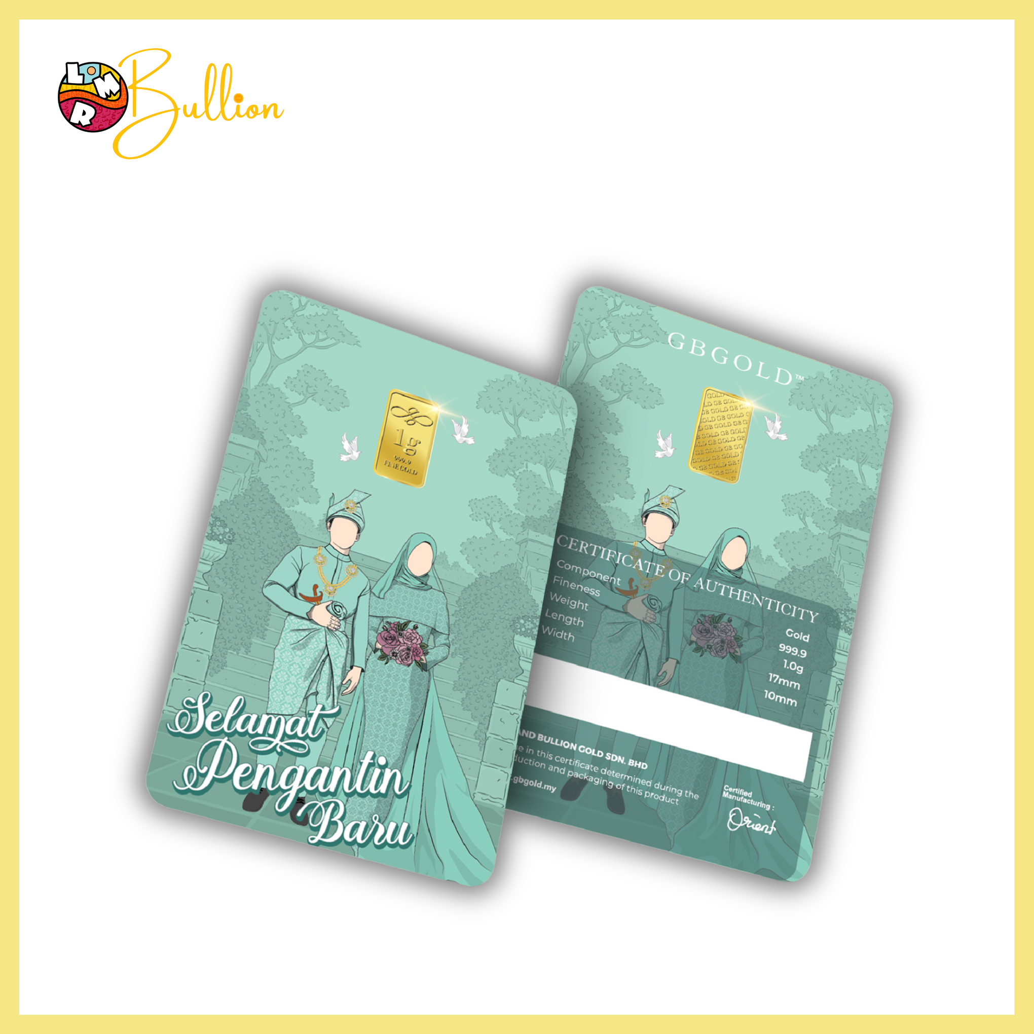 1g GB Selamat Pengantin Baru (Mint) (Au999.9)