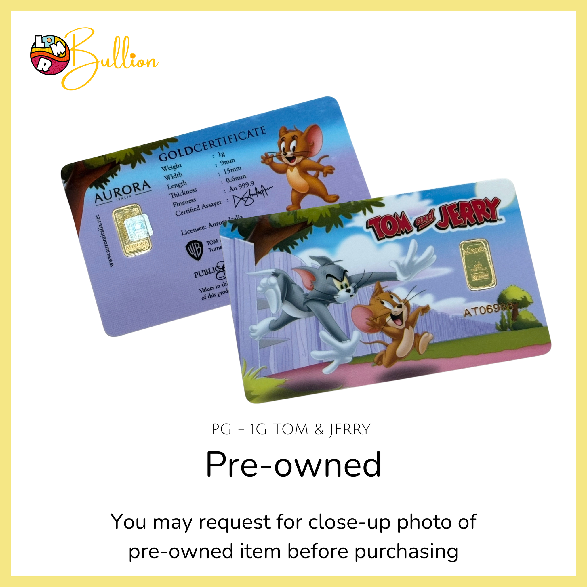 [PRE-OWNED] 1 gram PG Tom & Jerry