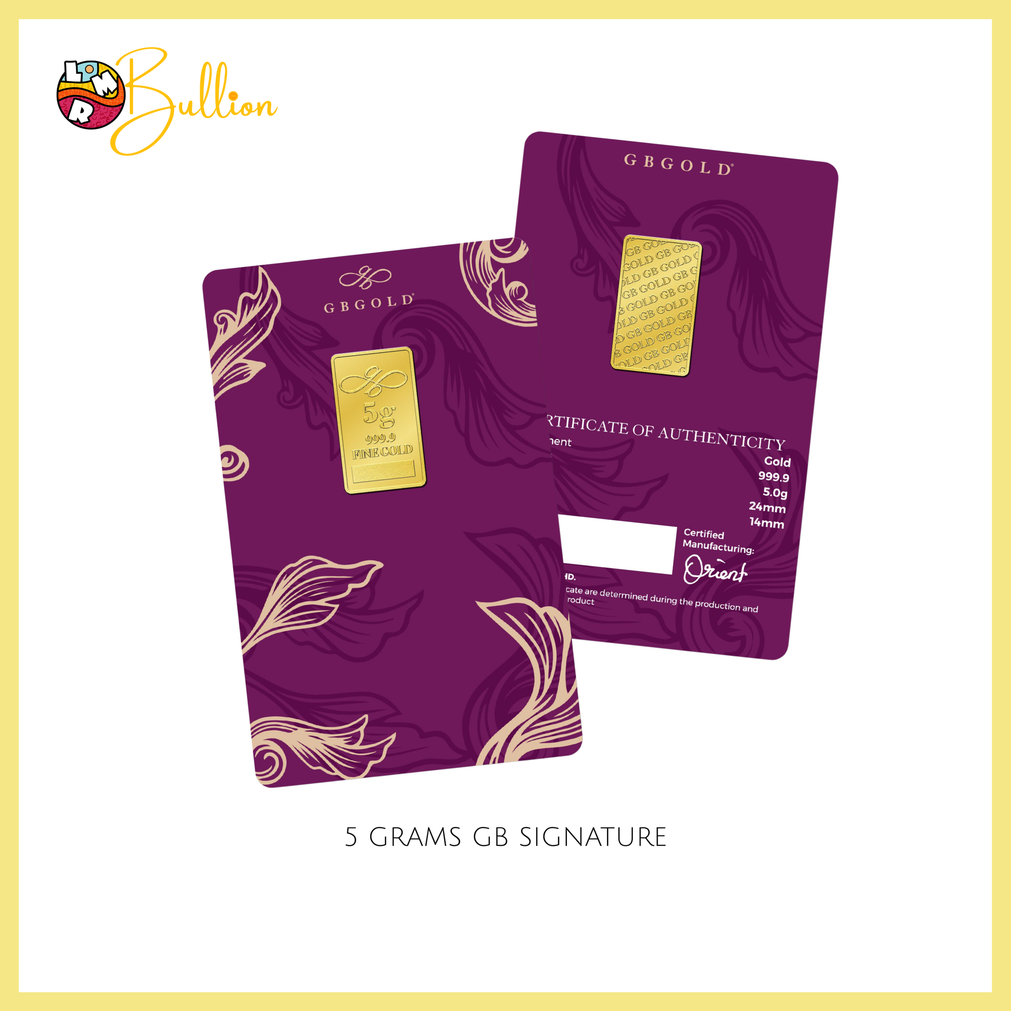 5g GB Signature - Card (Au999.9)