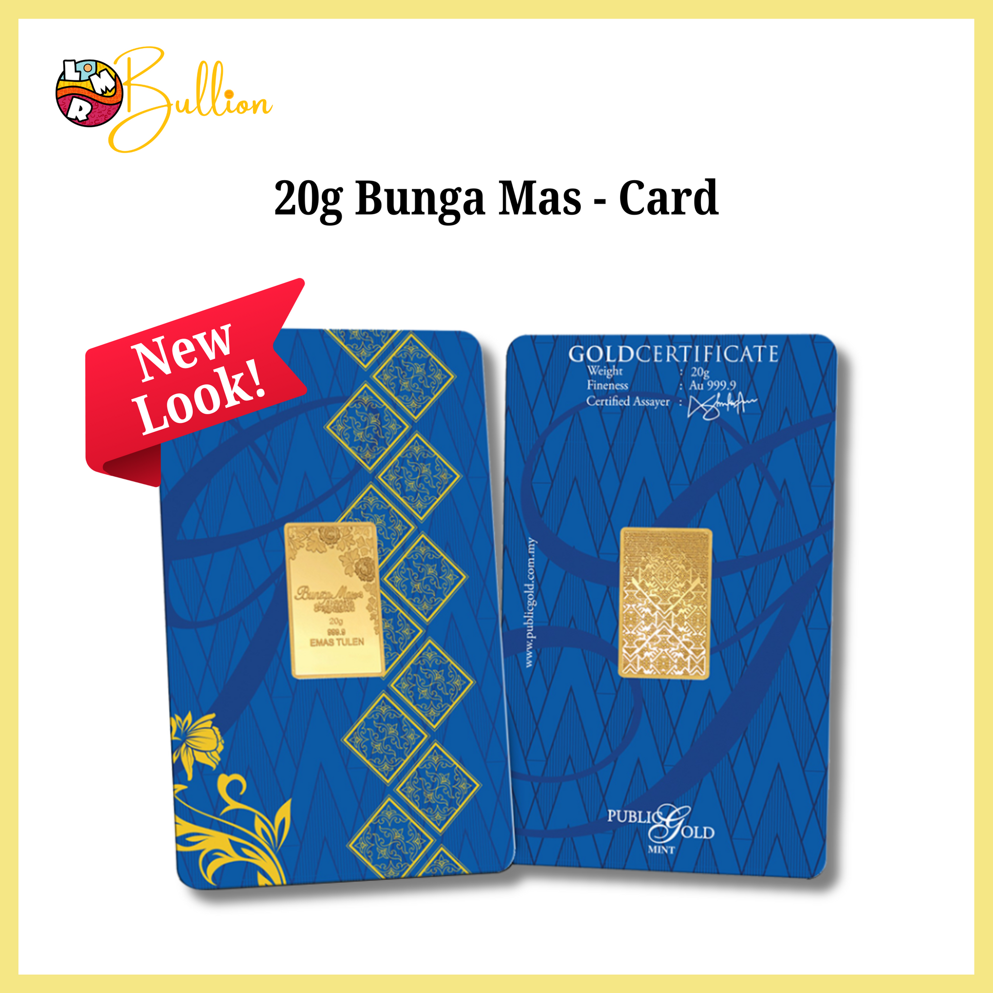 20g PG - BungaMas Series Card (Au999.9)