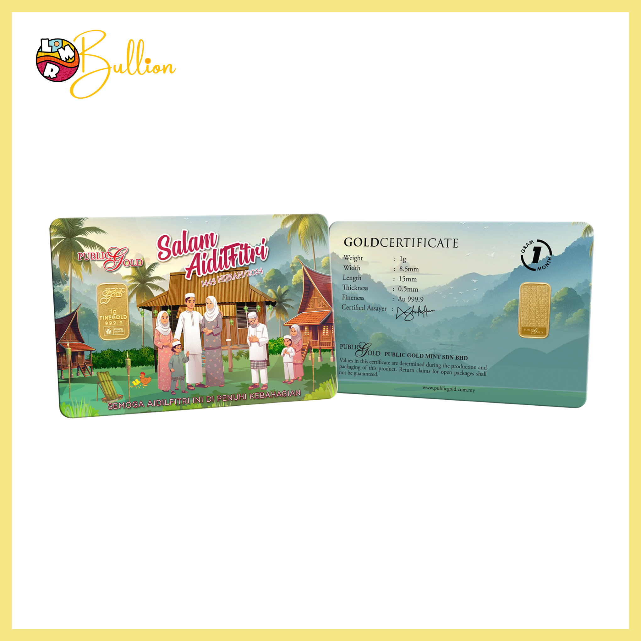 1g PG - Salam Aidilfitri 2024 (Au999.9)