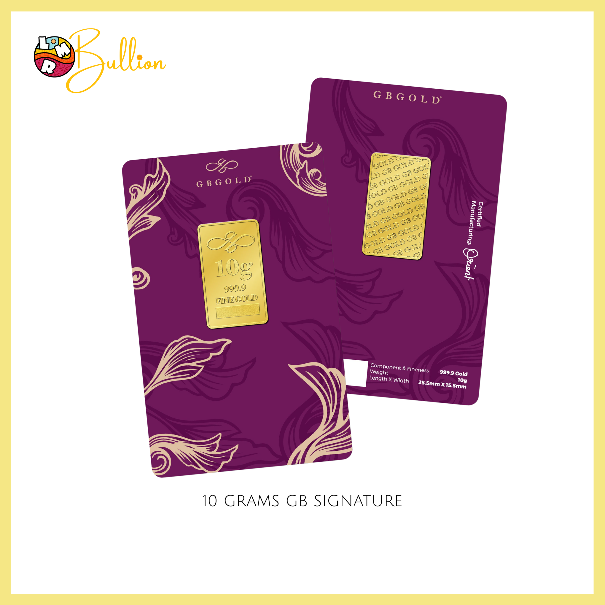10g GB Signature - Card (Au999.9)