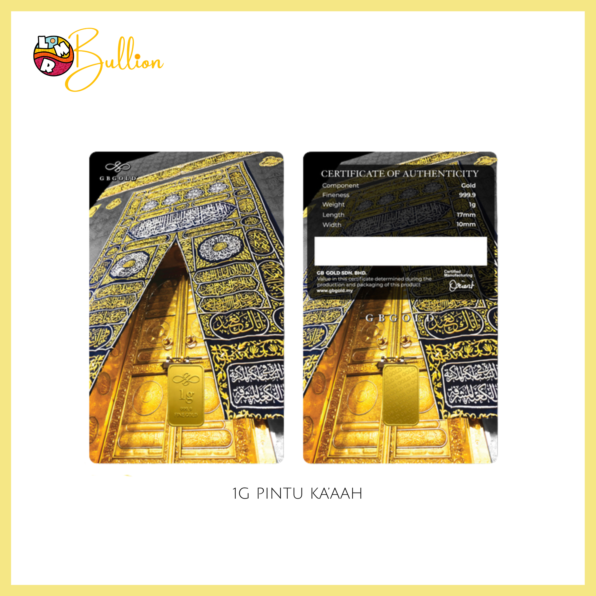 1g GB Kaabah Series - Pintu Kaabah