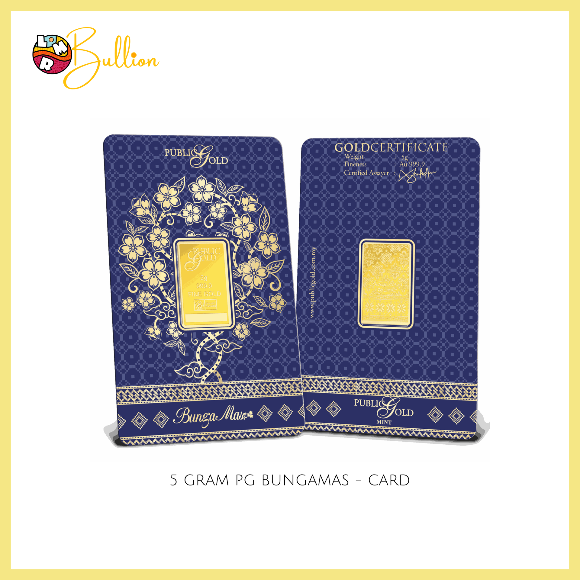 5g PG Bungamas - Card (Au999.9)