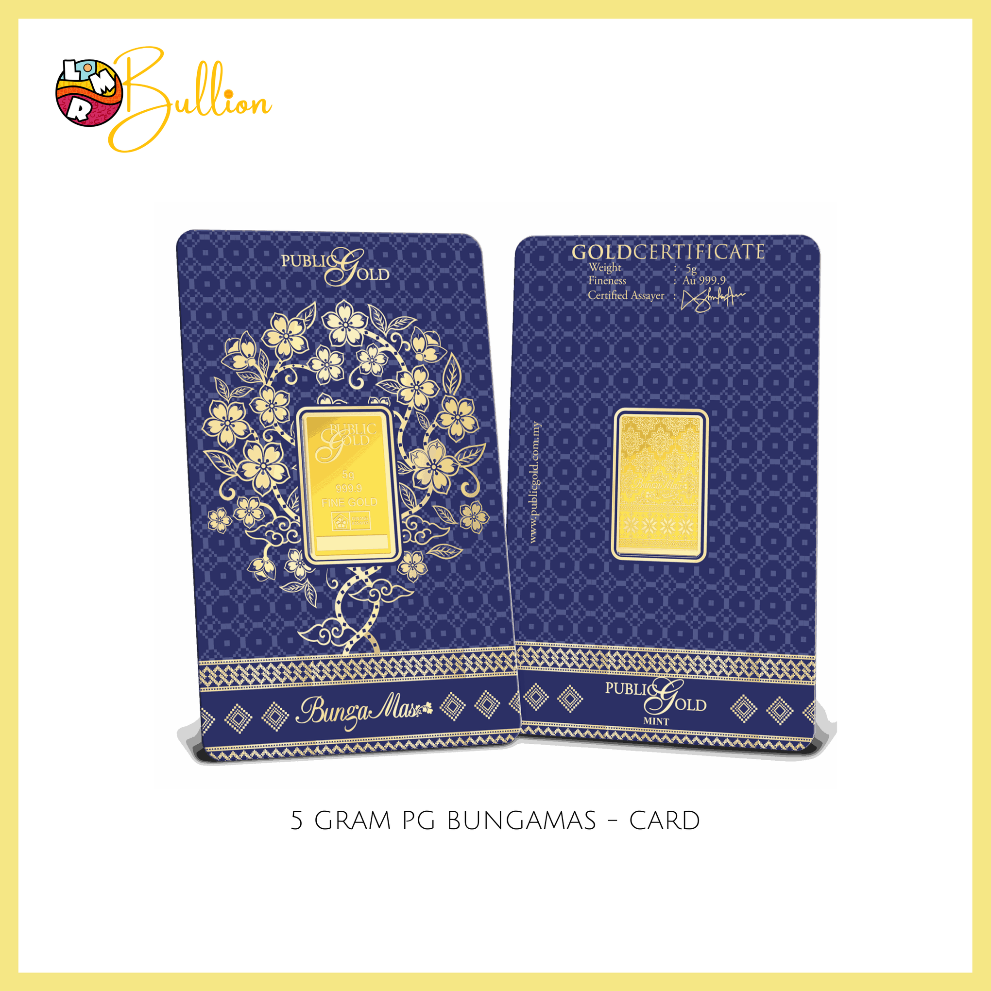 5g PG Bungamas - Card (Au999.9)