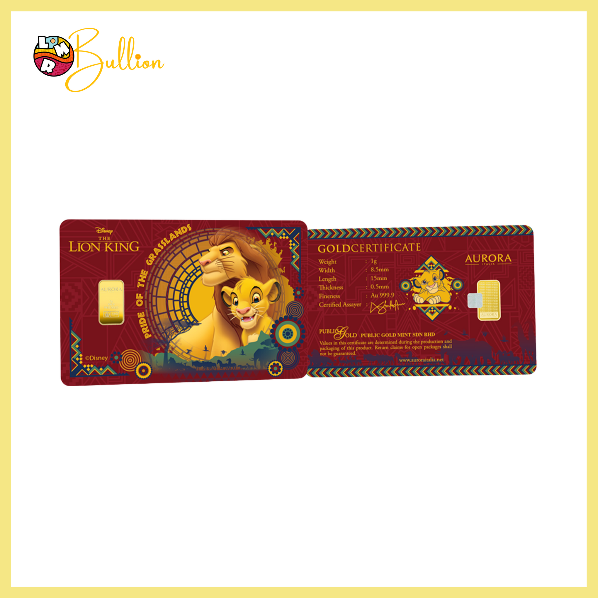 1g PG Lion King (Au999.9)