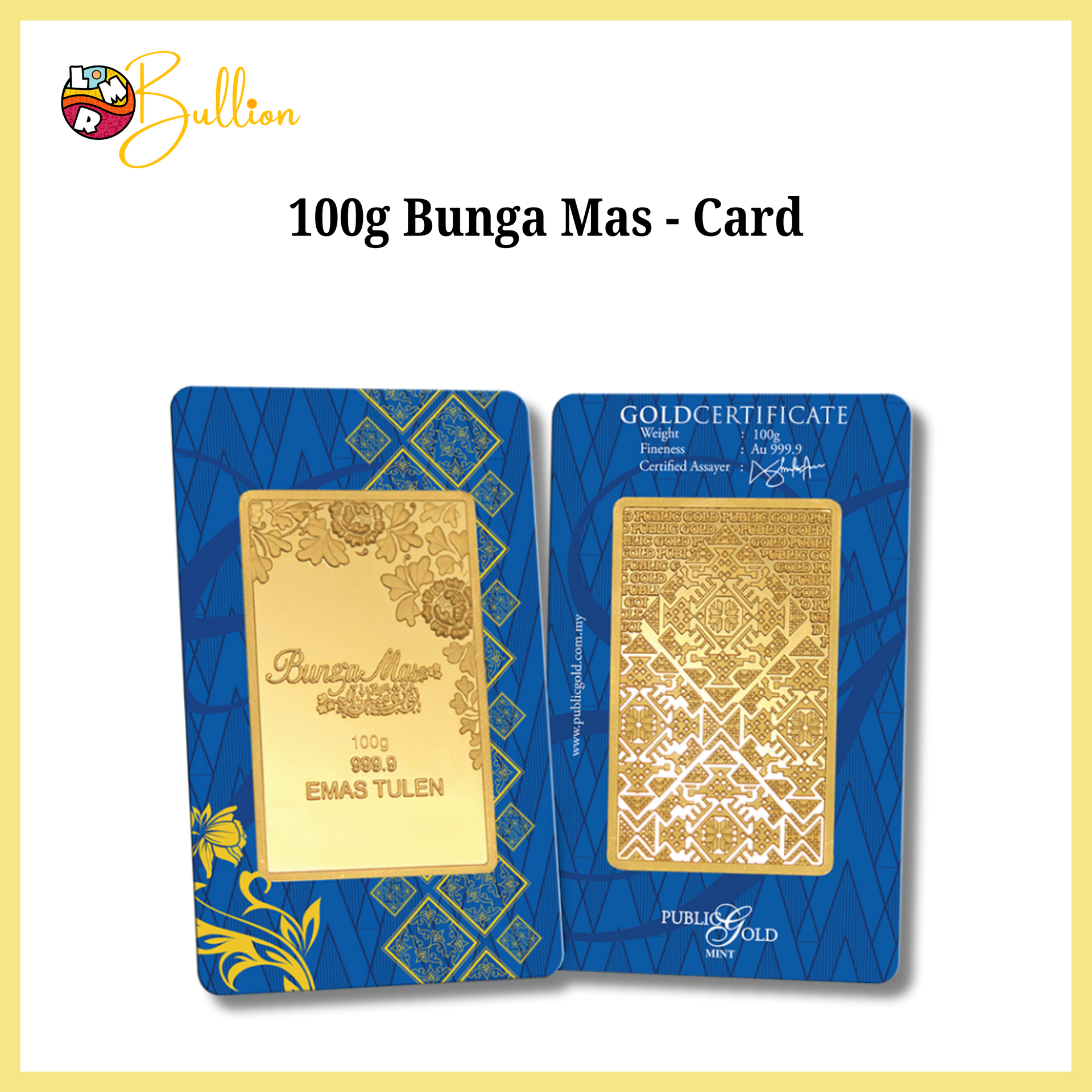 100g PG Bungamas (Au999.9)
