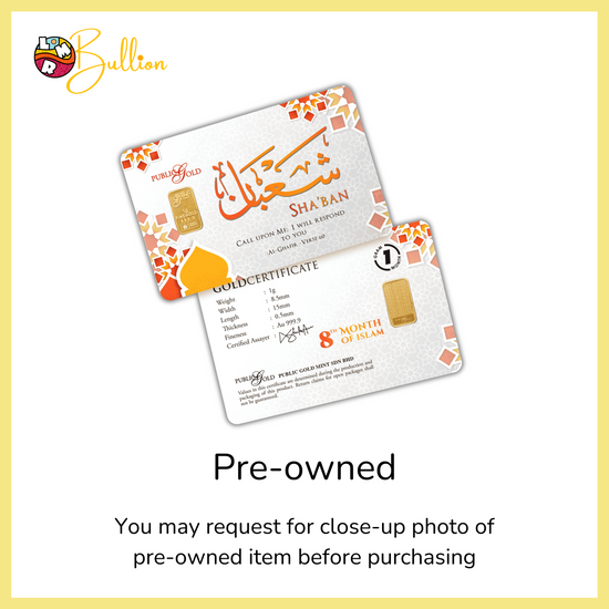 [PRE-OWNED] 1 gram Sha'ban - Card (Au999.9)