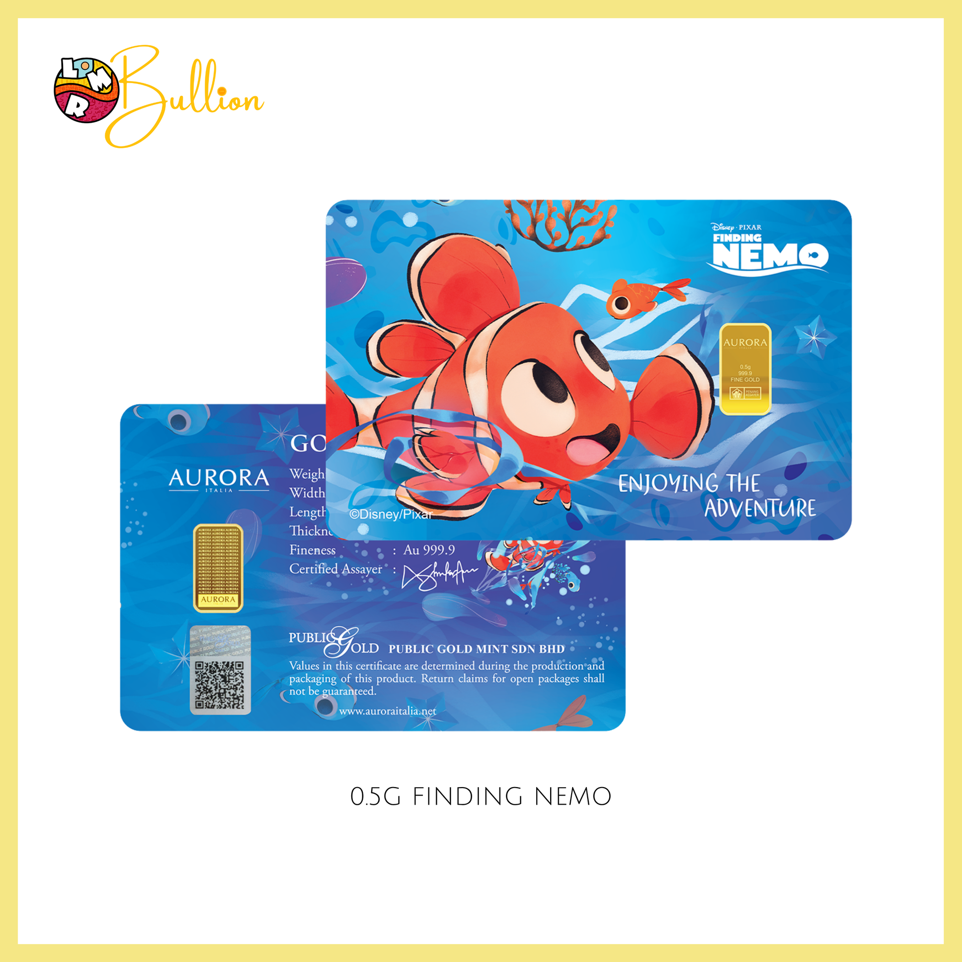 0.5g PG Finding Nemo (Au999.9)