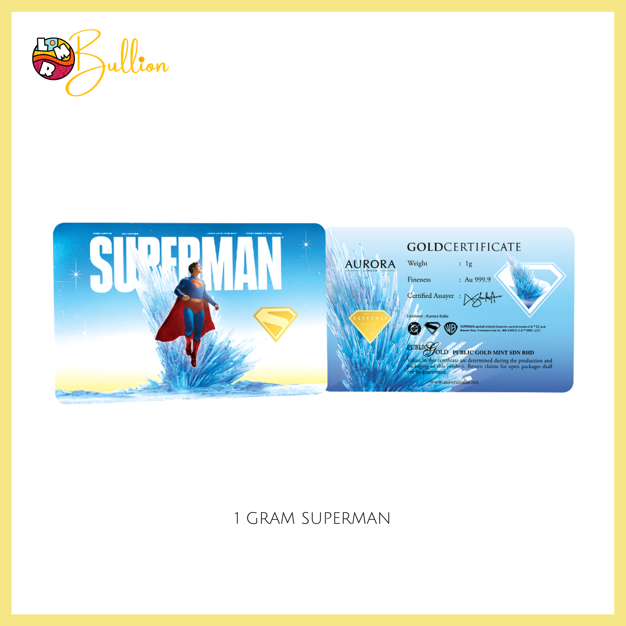 1g PG Superman (Au999.9)