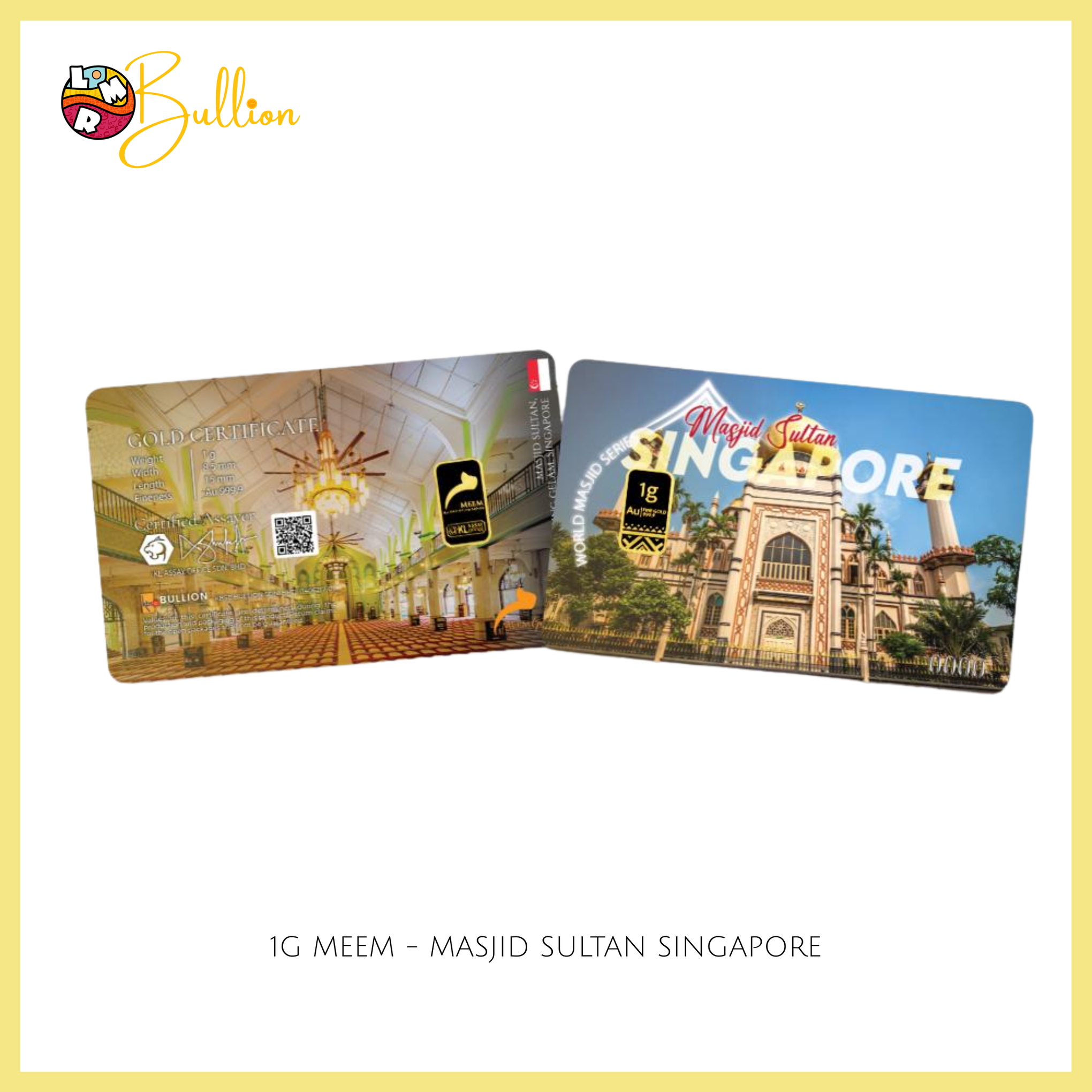 1g MEEM - Masjid Sultan Singapore (Au999.9)