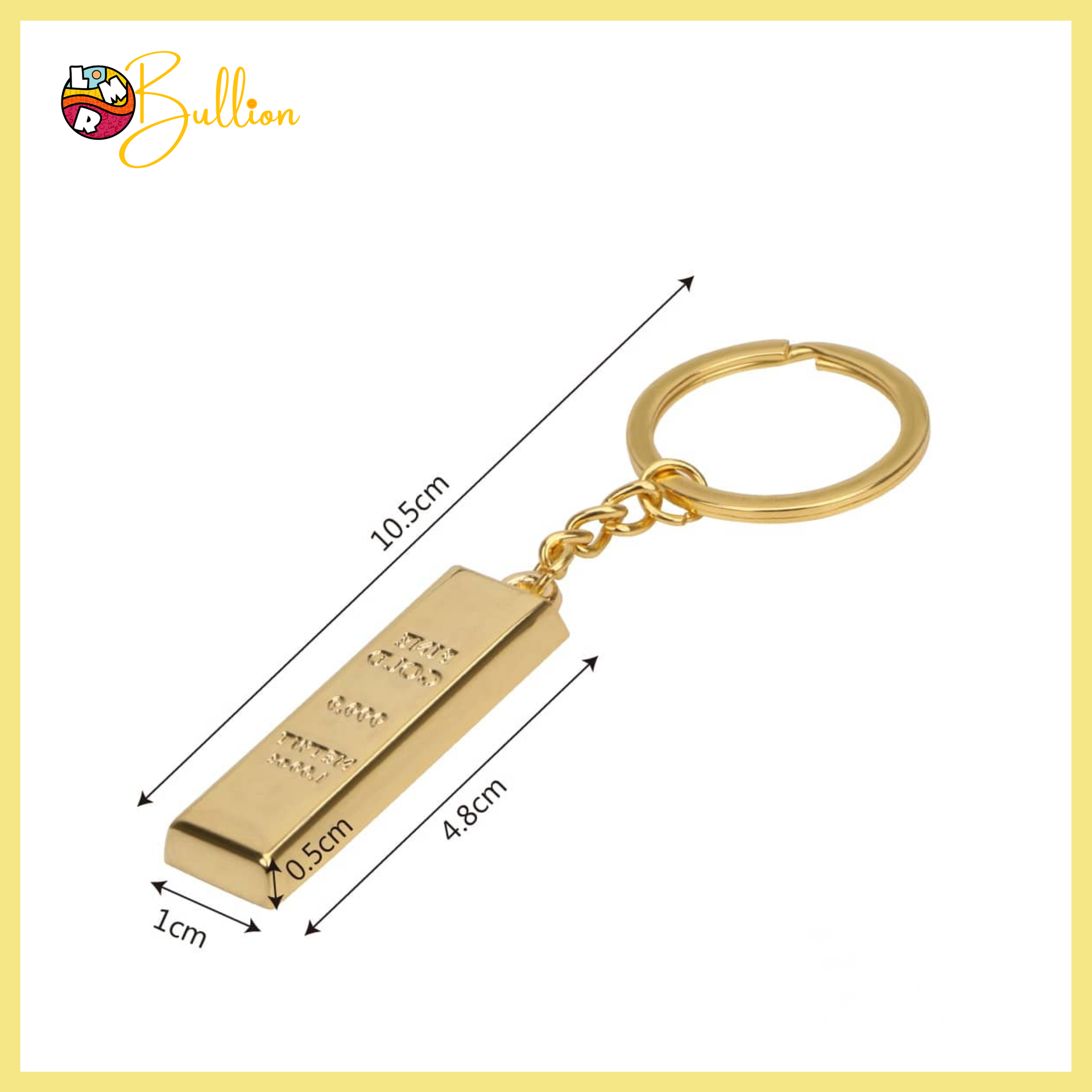 Gold Keychain Merchandise Gift