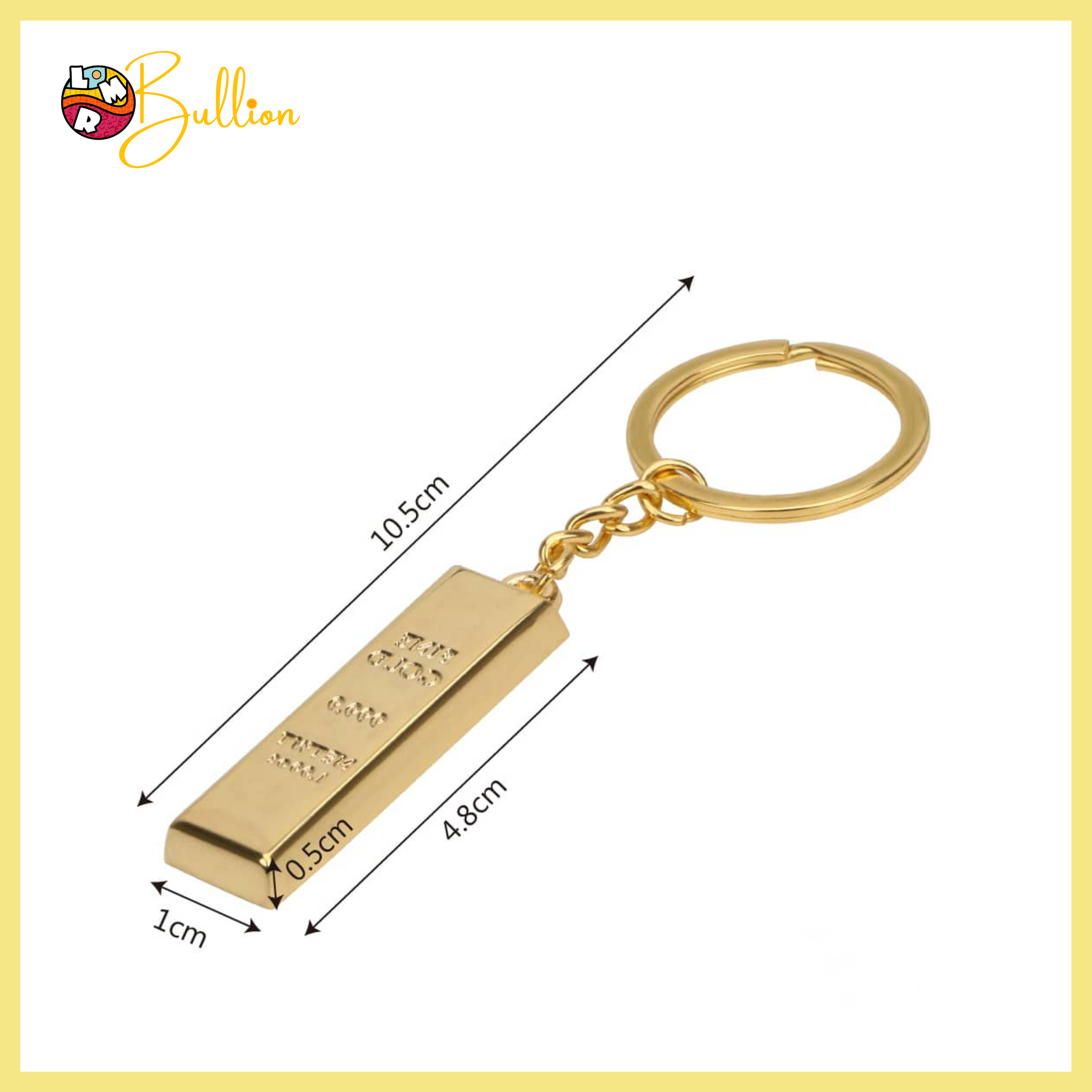 Gold Keychain Merchandise Gift