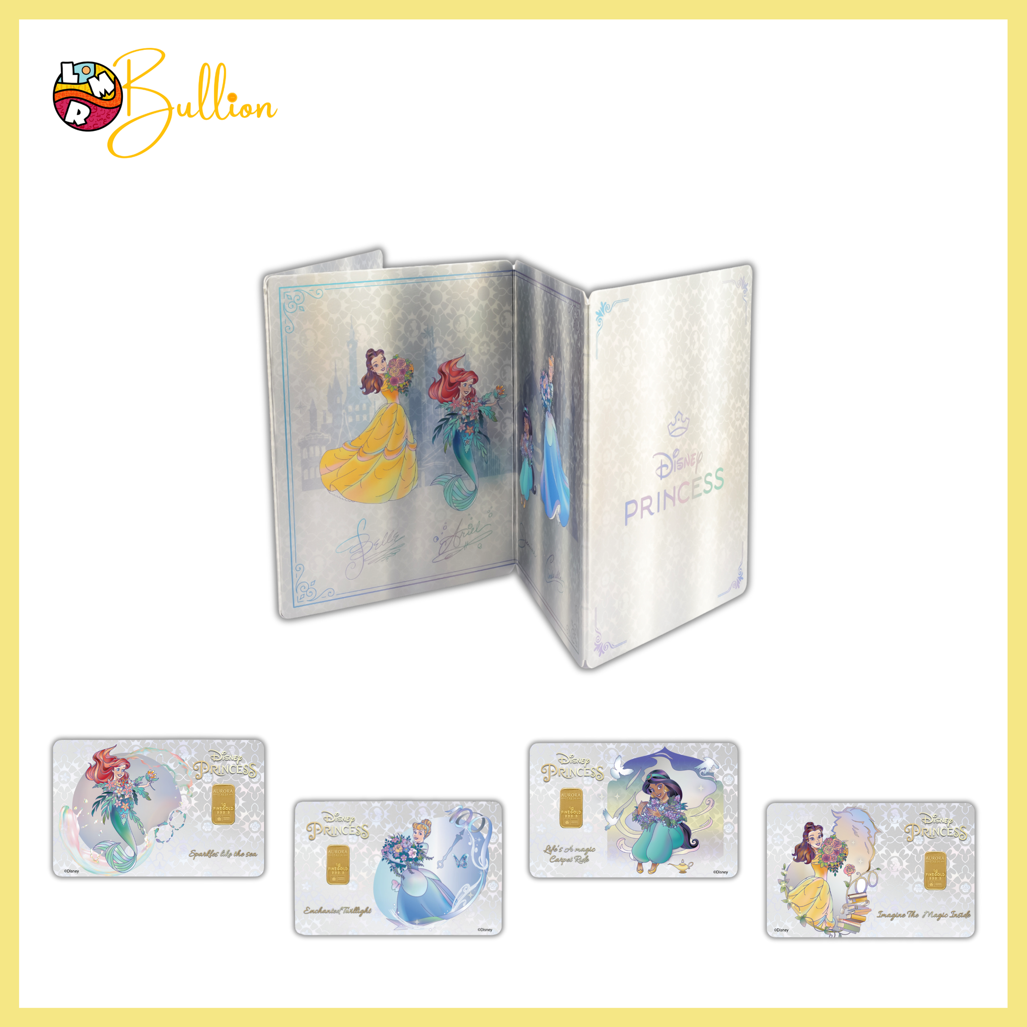 1g x 4 PG - Disney Princess Collection Set V2