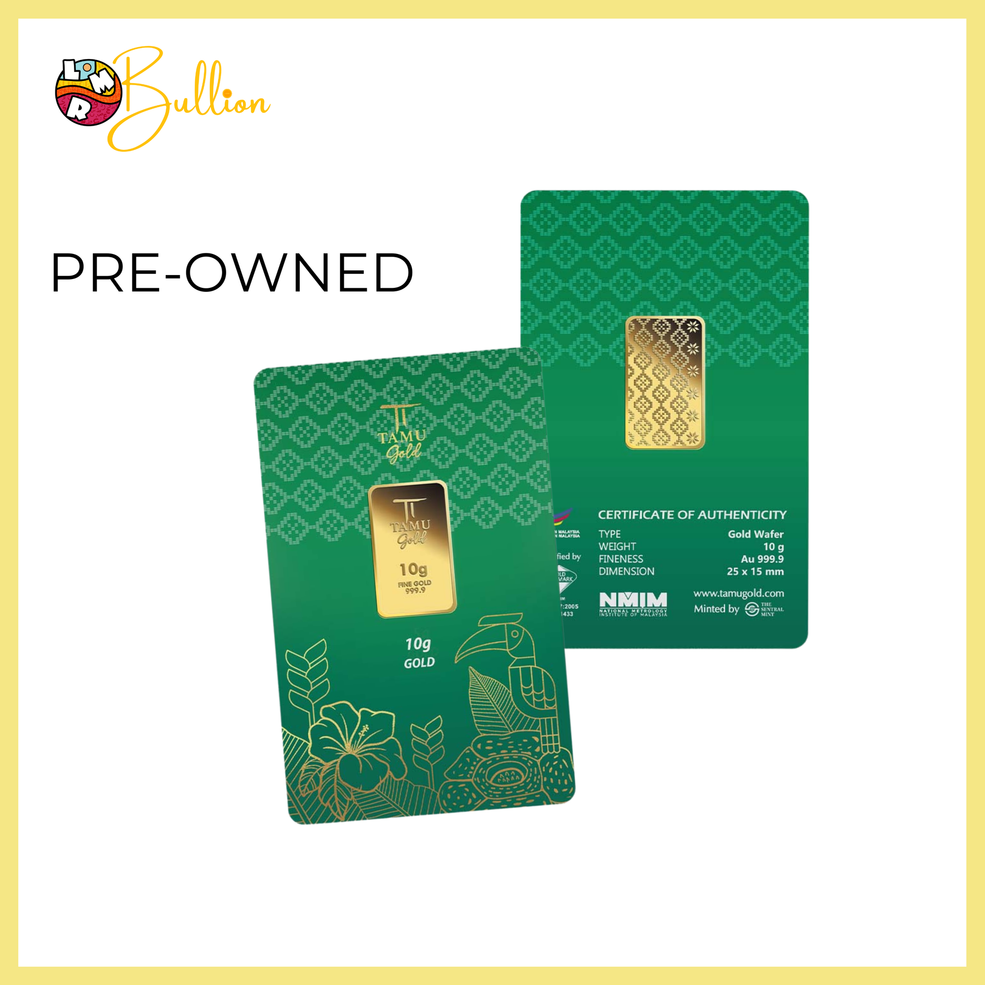 [PRE-OWNED] 10g TAMU - Hornbill Card Green