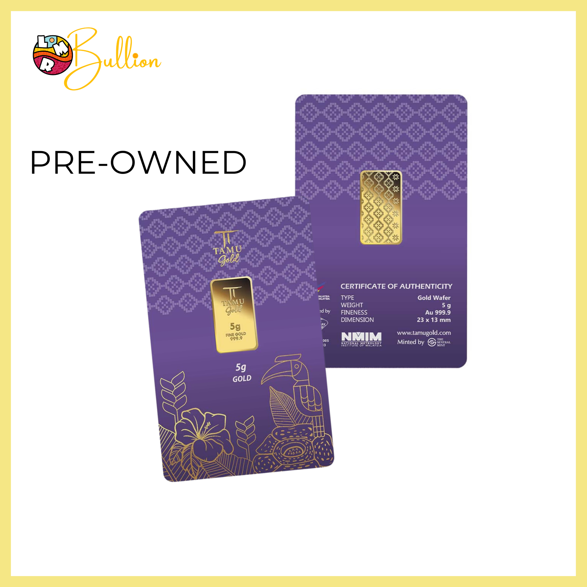 [PRE-OWNED] 5g TAMU - Hornbill Card Purple